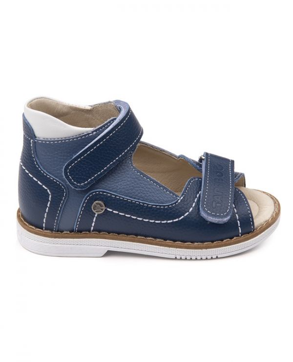 Children's sandals 26025 leather VASILEK blue
