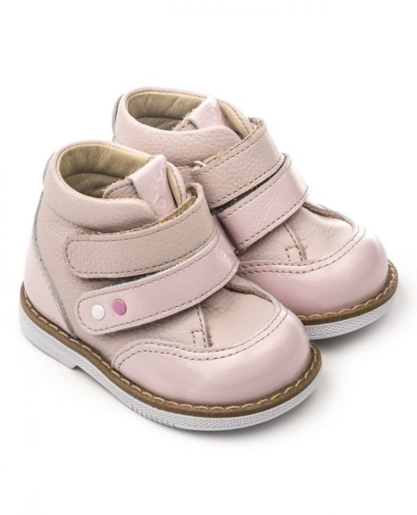 Children's boots 24018 leather, VIOLE pink