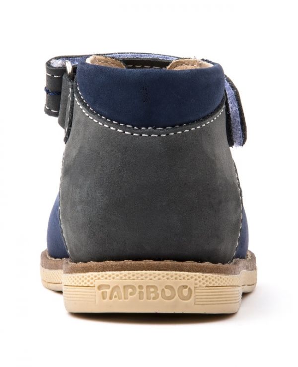 Children's sandals 26011 leather, IRIS blue