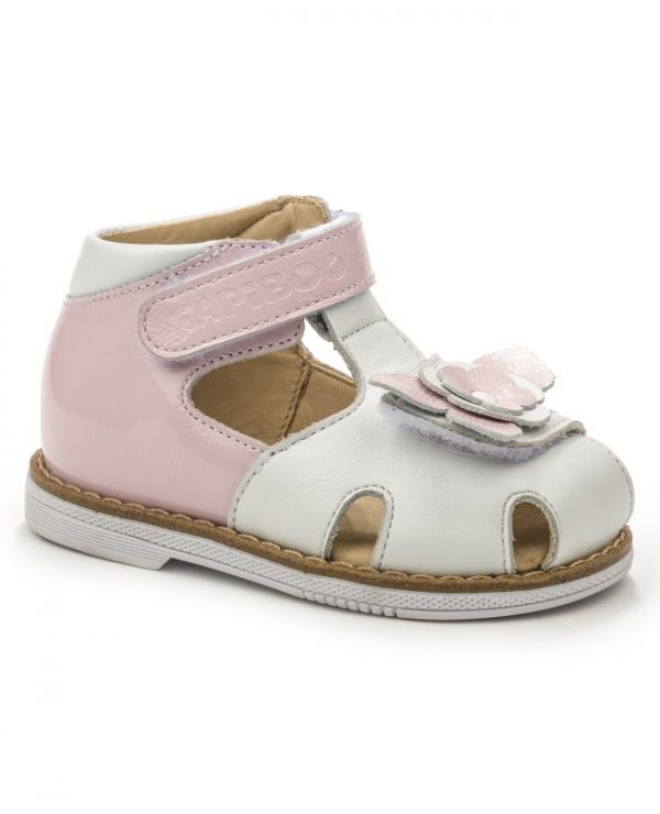 Children's sandals 26021 leather, LILY pink