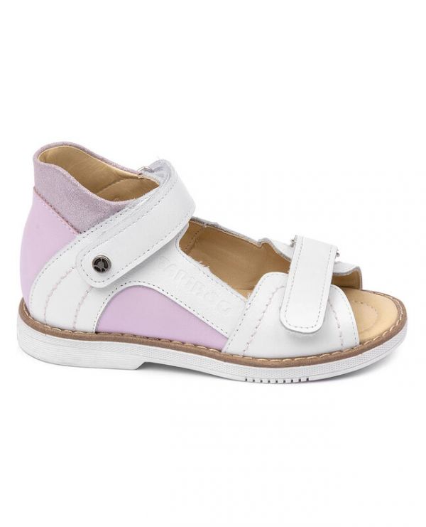 Sandals for children 26026 Lilac white