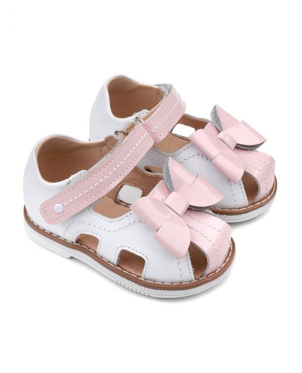 Children's sandals 36002 leather, LILY pink