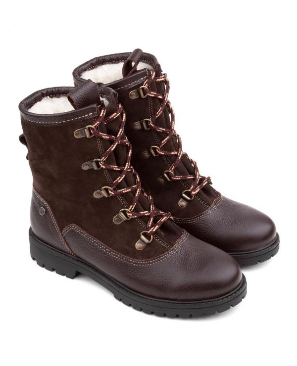 Boots children's wool 23023 leather, CAIRO brown