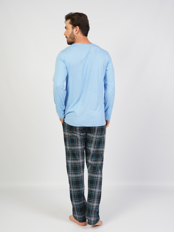 104317 5231 Set with trousers long sleeve POWDER blue