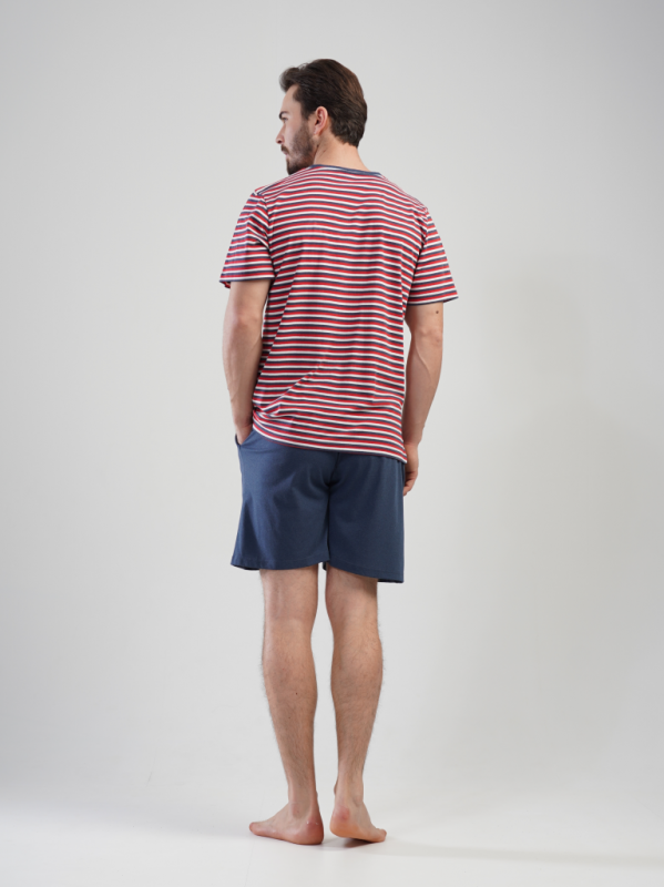 111179 0000 Set with shorts short sleeve ROD red
