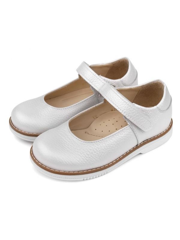 Children's shoes 25018 leather, lily of the valley mother of pearl