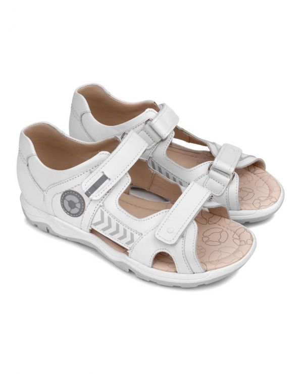Sandals for children 26043 LILY OF THE VALLEY white/arrow