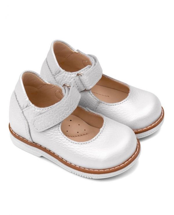 Children's shoes 25010 leather, lily of the valley mother of pearl