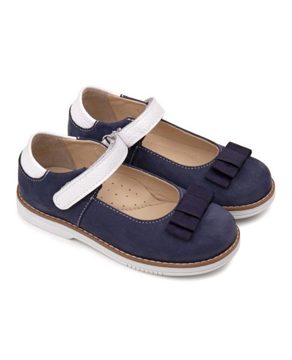 Children's shoes 25018 leather, VASILEK blue