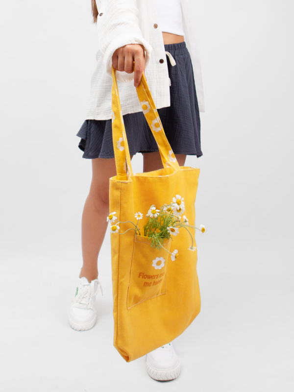 Shopping bag yellow