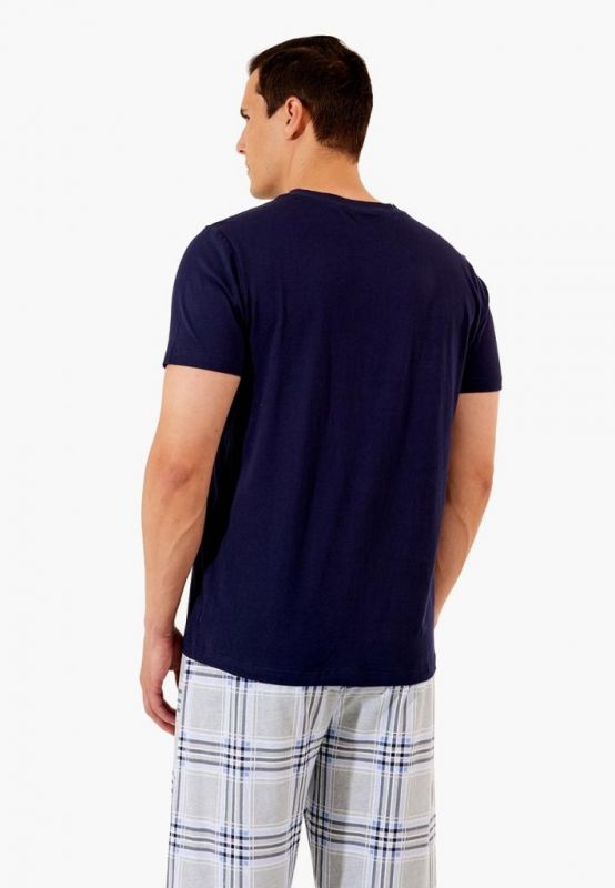 Set man (trousers + t-shirt (sweatshirt) Koddy_9 dark blue