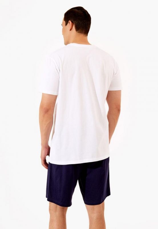 Set male (shorts + t-shirt (sweatshirt) Tamir_2 white