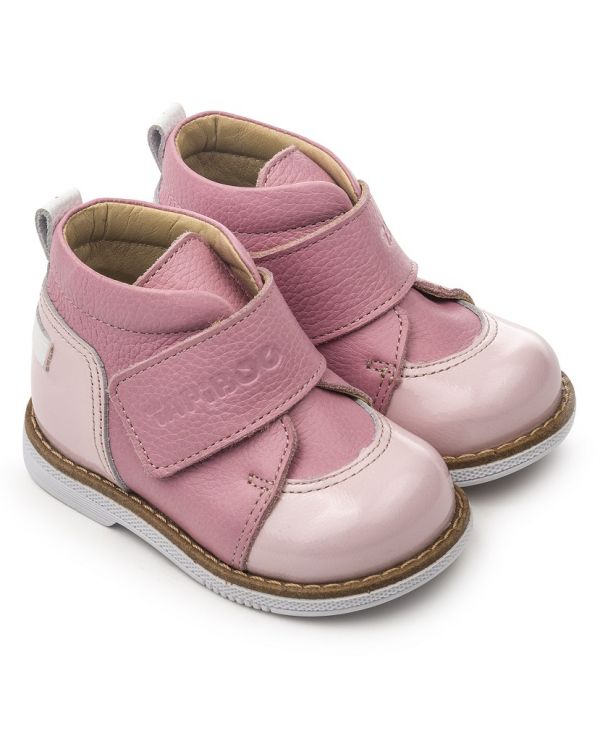 Children's boots 24015 leather, VIOLE pink