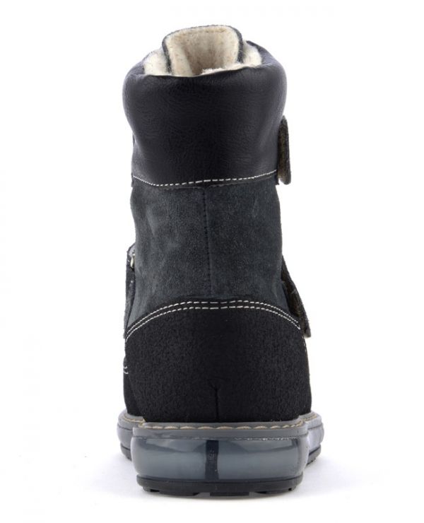Children's boots 23010 leather, BERLIN gray