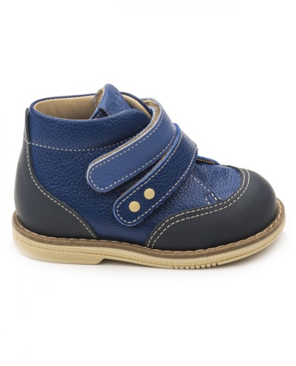 Children's boots 24018 leather, VASILEK blue