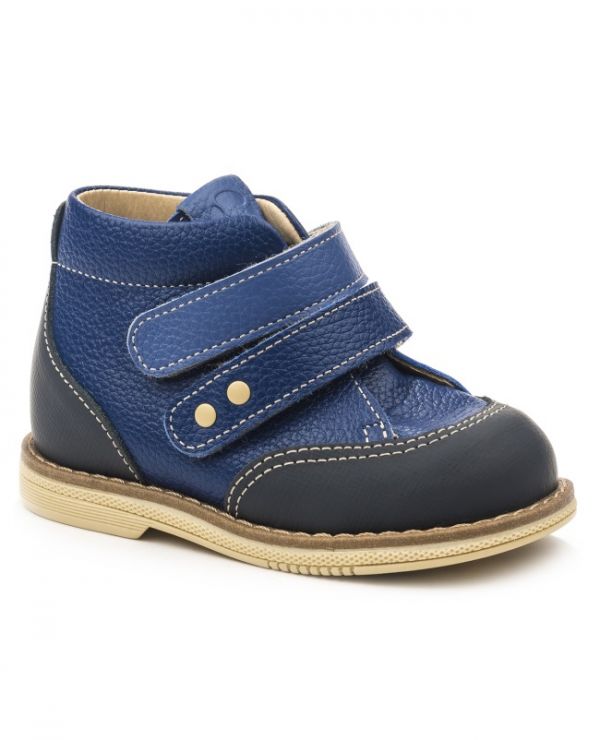 Children's boots 24018 leather, VASILEK blue