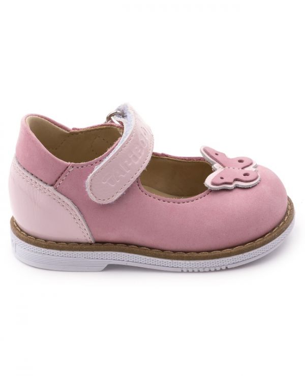 Children's shoes 25010, leather, LILY pink
