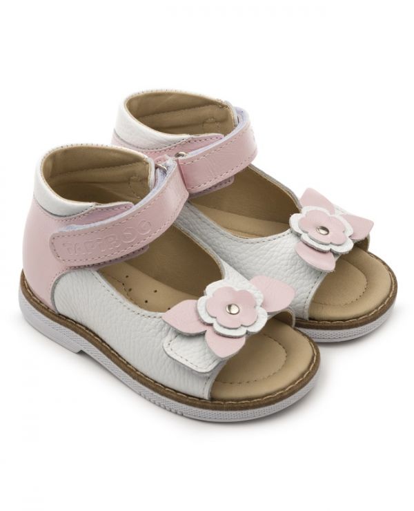 Children's sandals 26011 leather, LILY pink