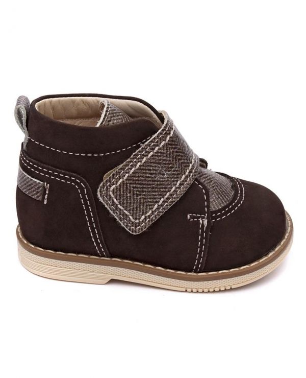 Children's boots 24015 NARCISS brown/tweed