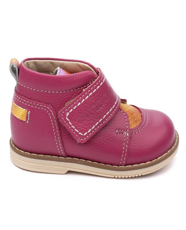 Children's boots 24015 FUCHIA raspberry/rainbow