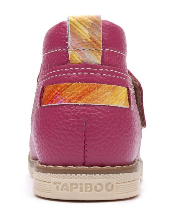Children's boots 24015 FUCHIA raspberry/rainbow