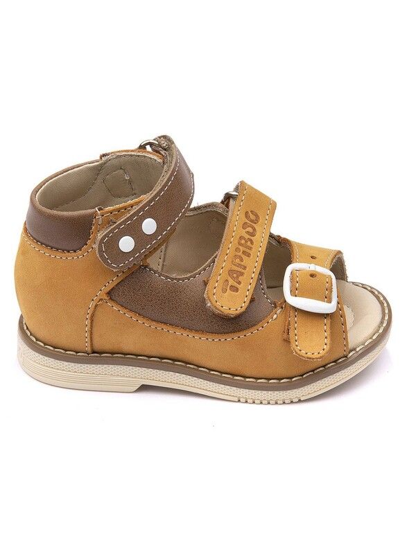 Sandals for children 26037, leather, NARCISS terracotta