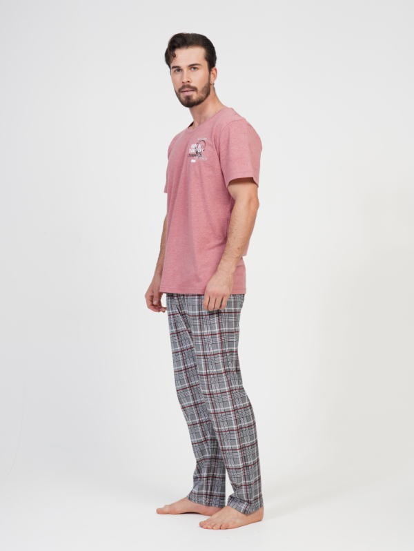 109095 2496 Set with short sleeve trousers FOCUS pink