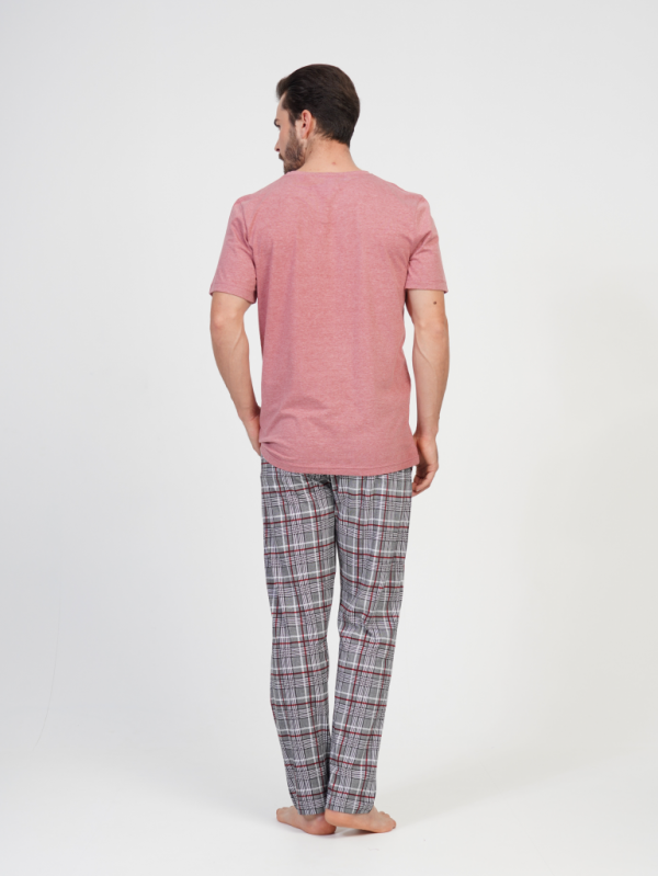 109095 2496 Set with short sleeve trousers FOCUS pink