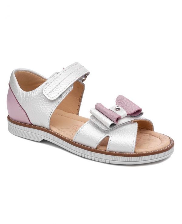 Sandals for children 36006 lilac white