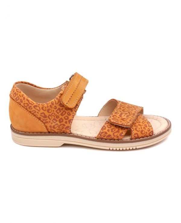 Children's sandals 36006 NARCISS terracotta/leopard