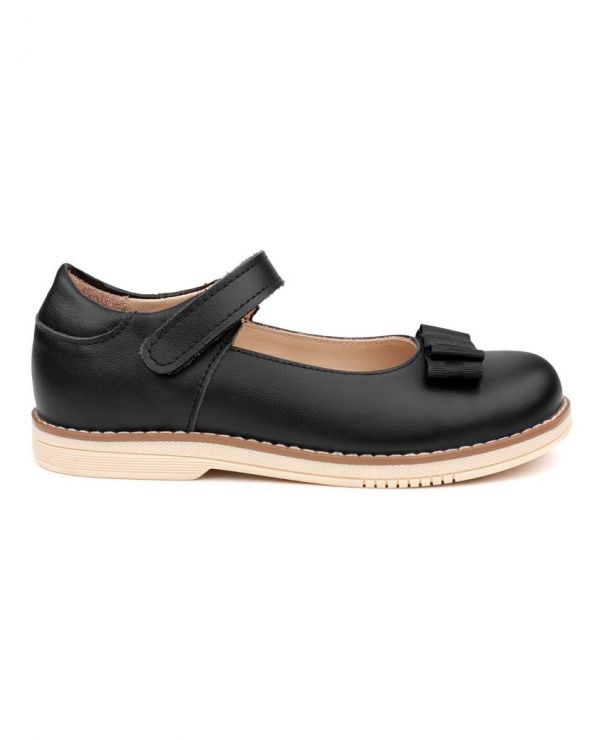 Children's shoes 25018 leather, STEP black