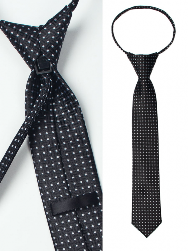 Tie black and white