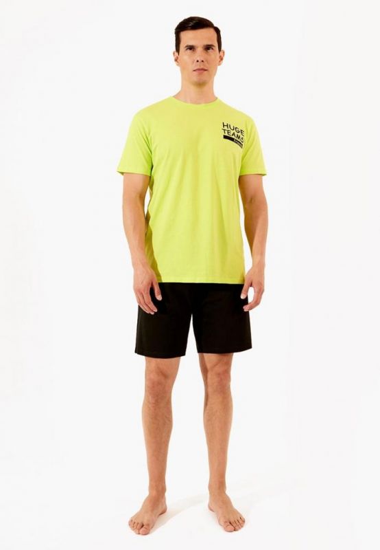 Set male (shorts + t-shirt (sweatshirt) Tamir_1 green